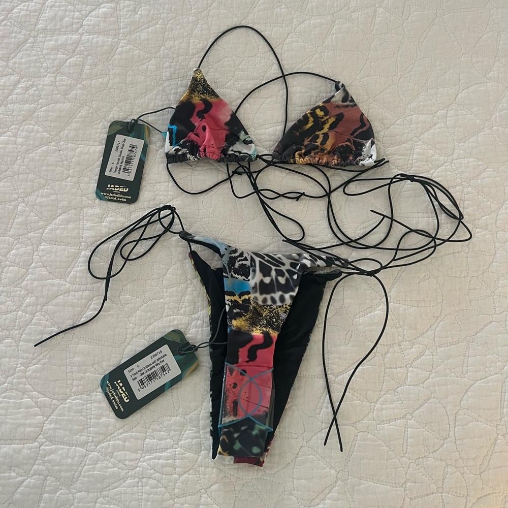 Jaded London BUTTERFLY BIKINI SET